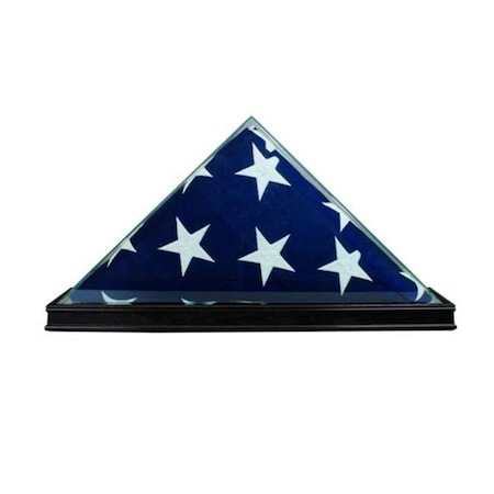 Perfect Cases Perfect Cases TTFLG3x5-B 3 x 5 ft. Table Top Flag Display Case; Black TTFLG3x5-B